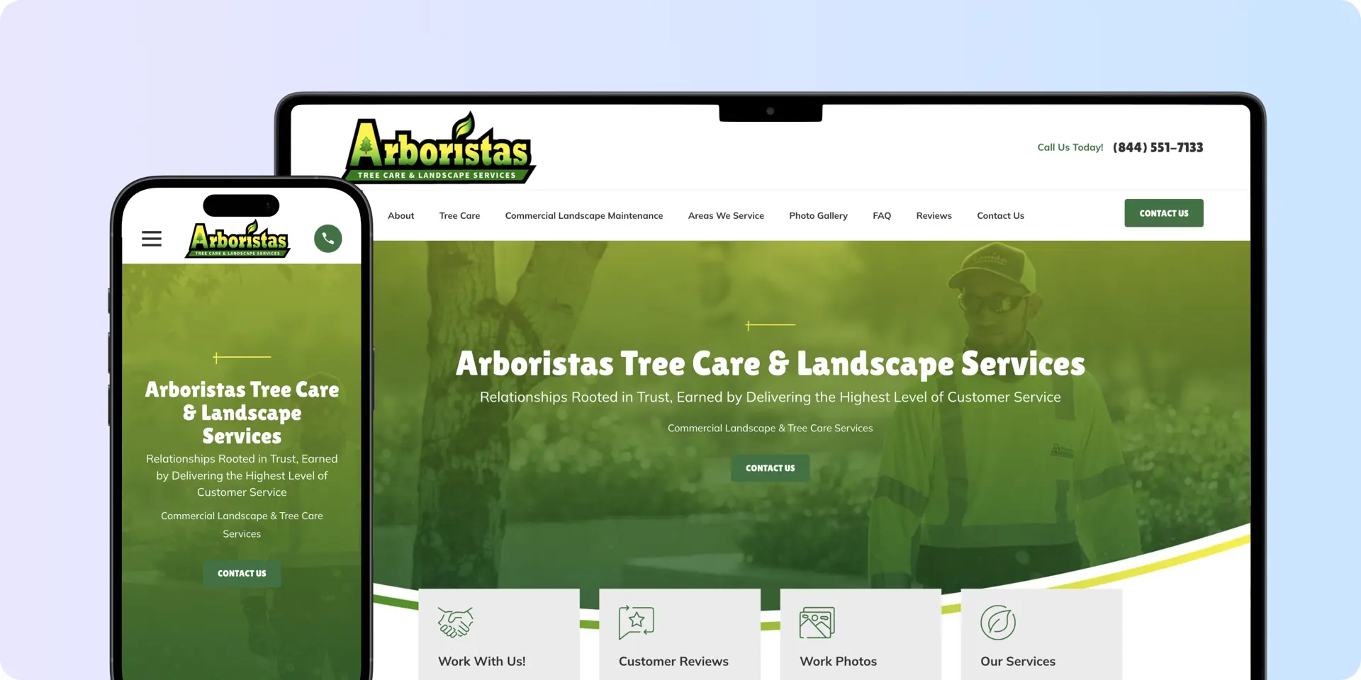 Landscaping website